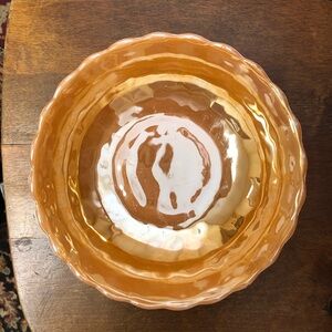 Vintage Peach Lustreware Bowl
